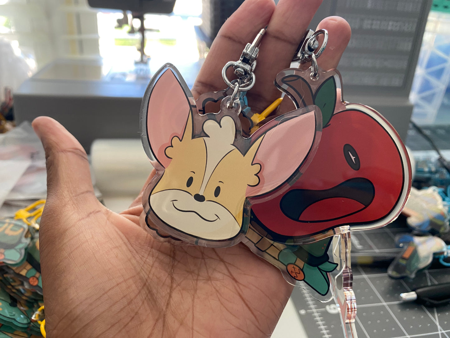 Corgi Acrylic Keychain