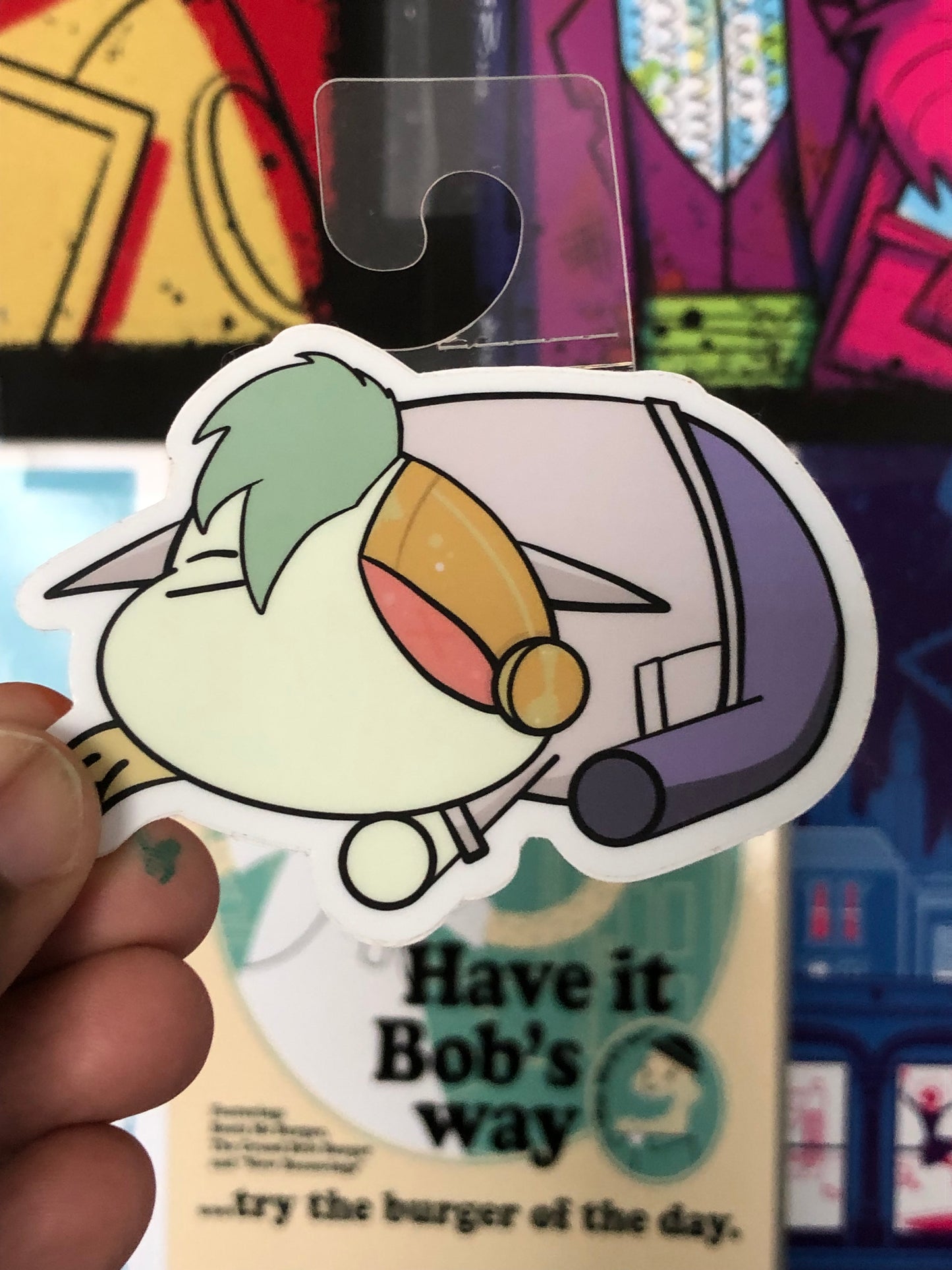 OKKO Villans Plushie Stickers / Lord Boxman