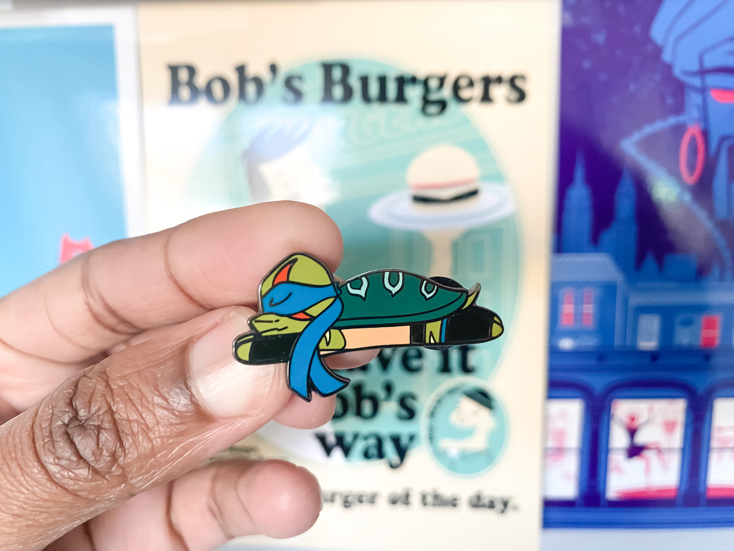 Sleepy Leo Updated Enamel Pin