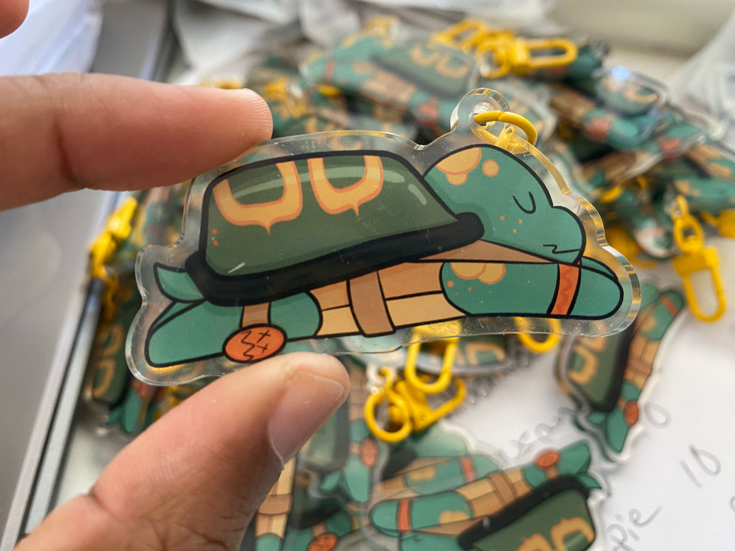 Rottmnt TMNT Acrylic Keychains