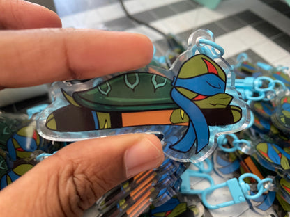 Rottmnt TMNT Acrylic Keychains