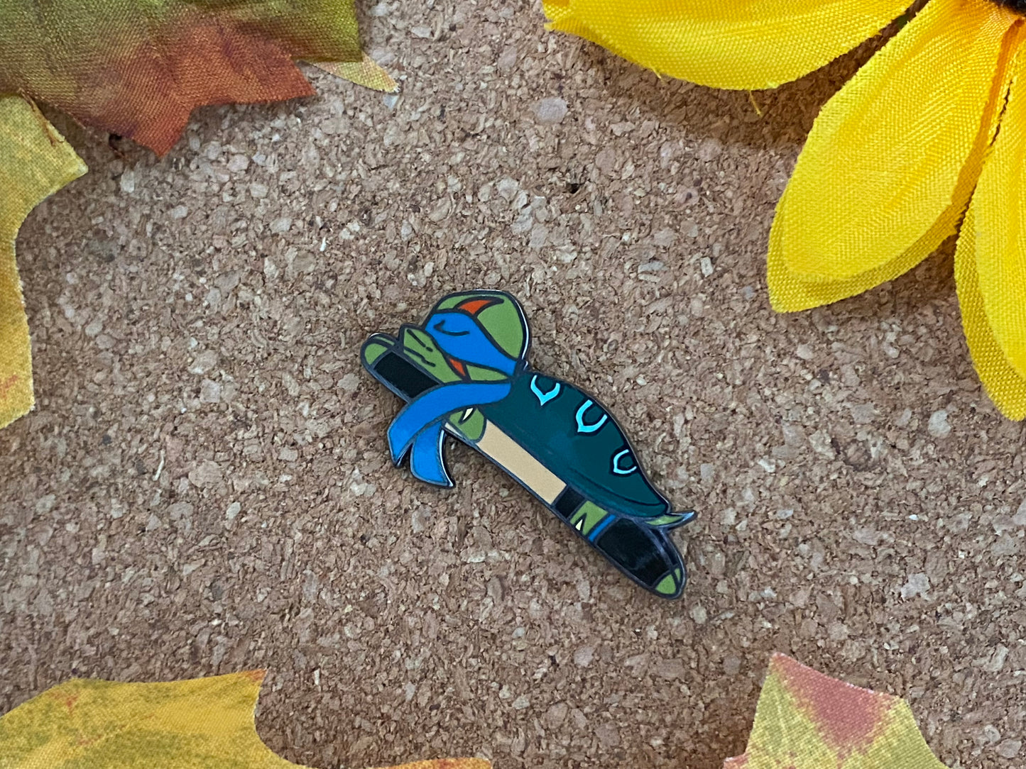 Sleepy Leo Updated Enamel Pin