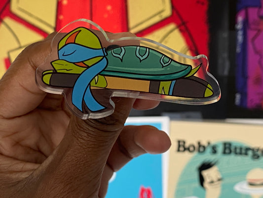 Sleepy Turtles Acrylic pins