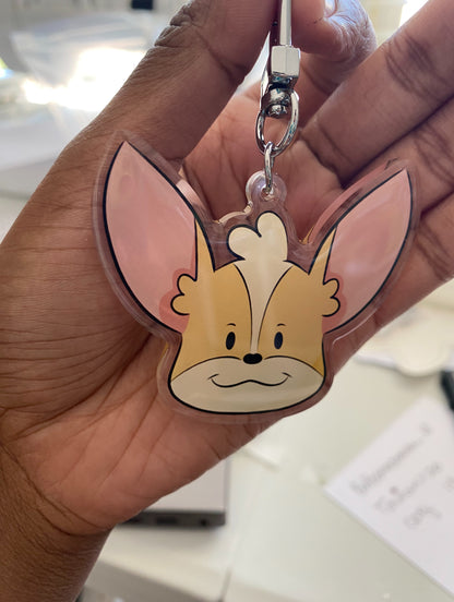 Corgi Acrylic Keychain