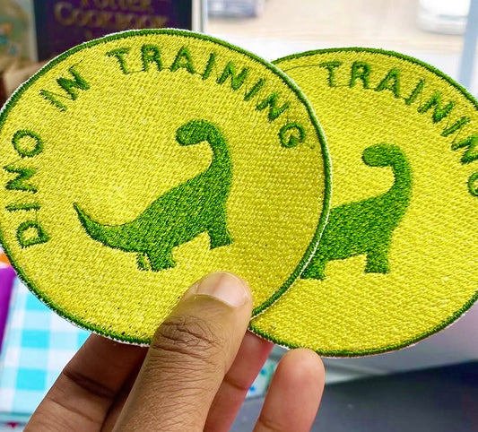 Dino in training Custom color patch