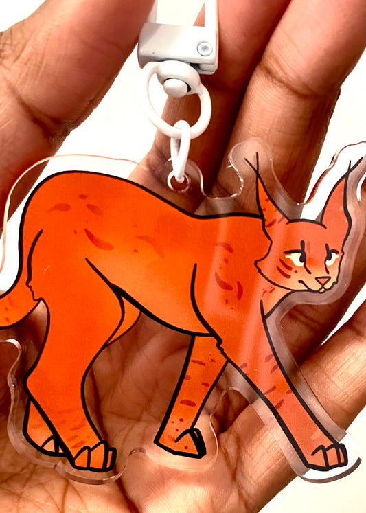 Carcal Acrylic Charm