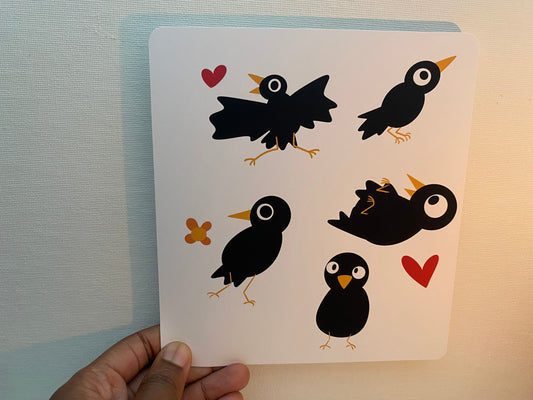 Silly Crows Print
