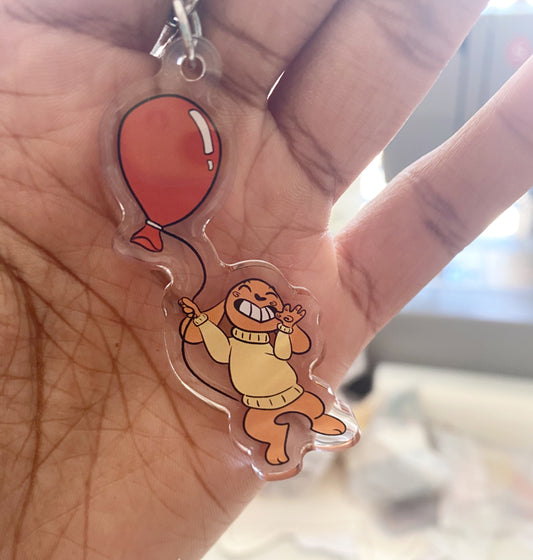 Floating Mooncake Acrylic Keychain