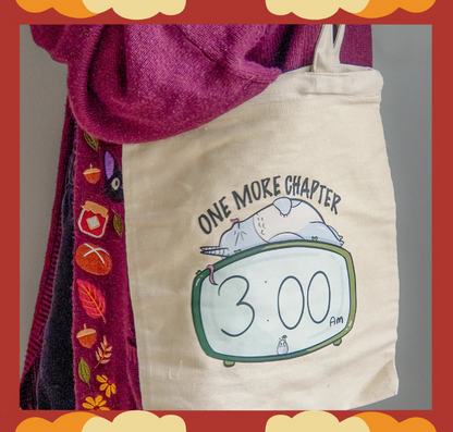 One More Chapter Tote Bag