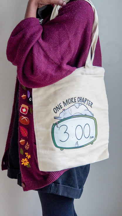 One More Chapter Tote Bag
