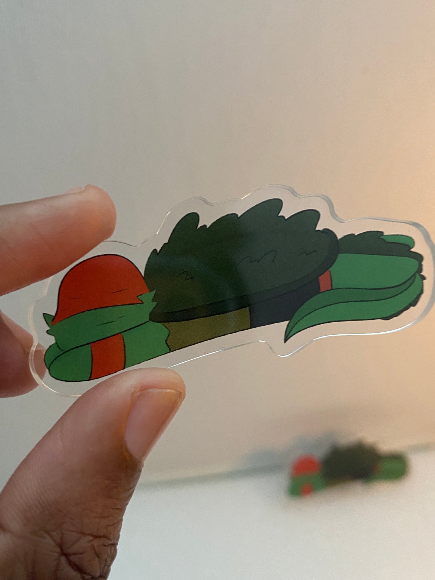 Rottmnt TMNT Acrylic Keychains