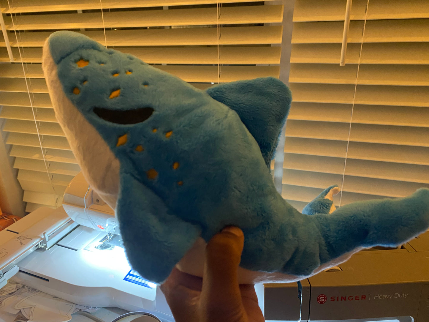 Sleepy Stars and Moon Dolphin Plushie