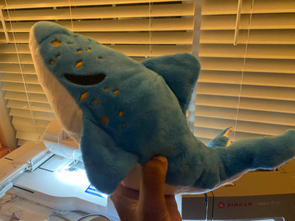 Sleepy Stars and Moon Dolphin Plushie